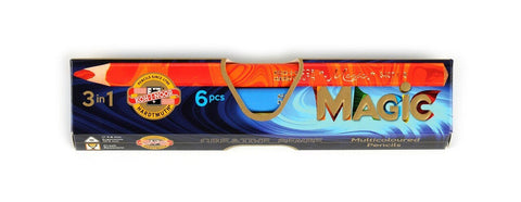 Koh-I-Noor Magic Coloured Pencils - Pack of 6